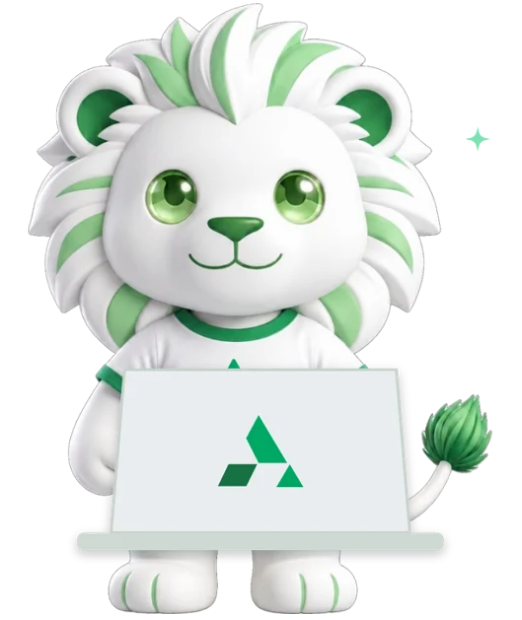 Advait lion mascot